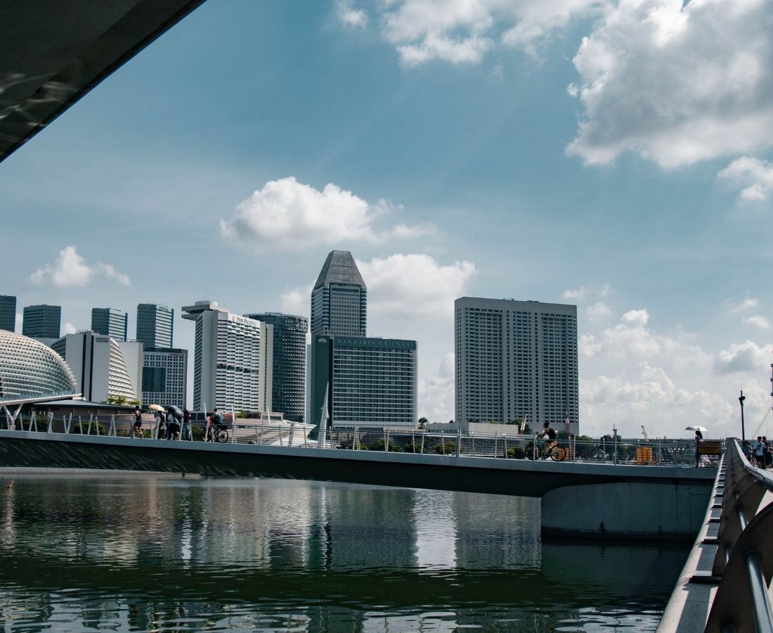 International coastal city representing global citizenship and residence planning